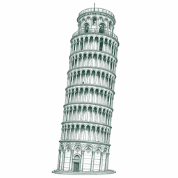 La tour de Pise